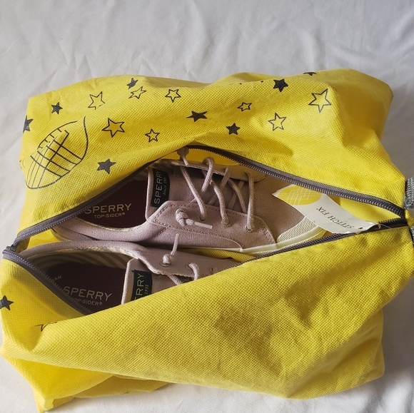 Sperry Pier Wave Grey Sparkle NWT - Picture 5 of 8